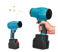 Soplador de Aire para Coche, Secador Portátil de 21V Soplador de Aire con Batería de 3000mAh y Adaptador Soplador de Polvo Eléctrico Soplador Turbo para Ordenador Portátil Teclado Sofá