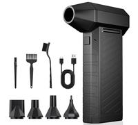 Soplador de aire para pc, 150000 U/min Alta velocidad Aire Comprimido Limpieza pc Air Duster, Plumero Electrico USB Recargable Con batería de 8000mah para computadora portátil, teclado, automóvil
