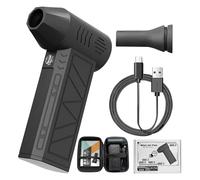 Soplador de aire recargable: motor sin escobillas, potente dispositivo de limpieza de polvo de 100000 RPM más, secador de mano de varias velocidades para mantenimiento electrónico, adecuado para pieza