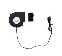 Soplador de aire sin escobillas de velocidad variable con doble rodamiento de bolas para un arranque eficiente en chimeneas y barbacoa, ventilador de refrigeración USB para electrónica