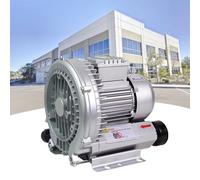 Soplador de Anillo de Vórtice, Ventilador Centrífugo Fuerte de Alta Presión, 23-50m³/h para Aireación de Aguas Residuales & Tanques de Estanques de Peces 180W