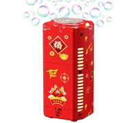 Soplador De Burbujas - 20 Agujeros Accesorios para Eventos con Sonido y Luces - Máquina De Burbujas para Fiestas,para Eventos Fiestas Infantiles Carnavales Discotecas Y