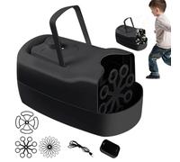 Soplador de Burbujas Automático - Juguete Automático para Soplar Burbujas - Máquina para Hacer Pompas - para Fiestas al Aire Libre Cumpleaños Navidad Pascua Niños y Niñas