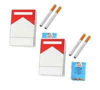 Soplador de burbujas de cigarrillo realista falso, juguete para aliviar el estrés, juguete divertido para fiestas de adultos, accesorio de broma para eventos y entretenimiento social (1, A)