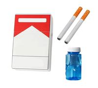 Soplador de burbujas de cigarrillo realista falso, juguete para aliviar el estrés, juguete divertido para fiestas de adultos, accesorio de broma para eventos y entretenimiento social (2, C)