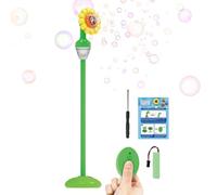 Soplador De Burbujas De Flores - Máquina Automática De Burbujas De Flores | Lindos Juguetes Para Exteriores De Girasol Vertical Con Control Remoto Para Bodas Para Niños De Cumpleaños Fiestas(Amarillo)