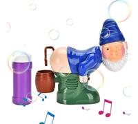 Soplador de Burbujas Pedo Automático Portátil Luces Intermitentes Música