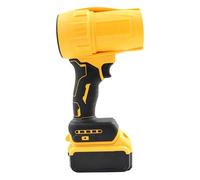 Soplador de chorro turbo inalámbrico, solo herramienta, compatible con soplador Dewalt de 20 V, motor sin escobillas, velocidad variable, ventilador de mano portátil, plástico naranja, 27 x 15,5 x