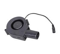 Soplador de conductos resistente de 12 V con ventilación de 3,3 cm, ideal para chimeneas, patio trasero y soplador resistente para metal