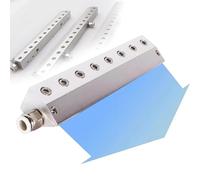 Soplador de cuchillas de aire industrial para eliminación de polvo y agua, aislamiento de cortina de viento, interfaz de rosca de 1/4 pulgadas, ideal para aplicaciones de línea de producción