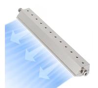 Soplador de cuchillos de aire, herramienta de soplado de polvo de aluminio con interfaz de rosca de 1/4 pulgadas para eliminación de agua y polvo, ideal para líneas de producción industriales