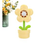 Soplador de escritorio botánico - Herramienta de enfriamiento vertical de pie para dormitorio | Resplandor ambiental LED con motor de alto par y batería inalámbrica para viajes al aire libre, cocina,