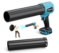 Soplador de Hojas 1872 CFM, 720 km/h, Motor sin Escobillas, 3 velocidades | Soplador de hojas a batería compatible con baterías Makita, tecnología de remolino, para el Jardín, Las Hojas, El Polvo