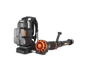 Soplador de hojas 80V Máx. WORX NITRO | WG572E | PowerShare | Incluye 4 baterías de 20V y 4Ah | Cargador BaseCamp | Tecnología A
