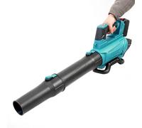 Soplador de hojas con batería para Makita 18 V, giratorio, 40 m/s, 6 | 1050 W de potencia, 5000-19000 rpm, mango suave, manguera extraíble. Compacto y ligero con batería de 21 V para una limpieza