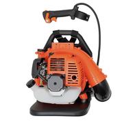 Soplador de hojas de 1,25 kW, 42,7 cc, 2 tiempos, gasolina, soplador de hojas con mangueras de conexión, soporte para bujías, botella de mezcla de combustible y aceite, 7000 rpm, soplador de hojas