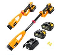 Soplador de hojas de aire inalámbrico, soplador eléctrico extensible con 2 | Soplador de hojas portátil, soplador ligero extensible para el cuidado del césped del patio, soplador de nieve de hojas