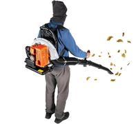 Soplador de hojas de gasolina inalámbrico con tanque de combustible de 1.8 L, velocidad de 6800 r/min, para limpiar patios, hojas, césped y polvo