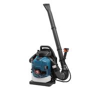 Soplador de hojas de mochila de gasolina de 75,6 cc - Soplador de hojas de gas de 4 tiempos con potente motor refrigerado por aire, 2,6 kW, 7000 RPM para cuidado del césped y limpieza de carreteras