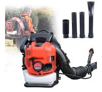 Soplador de hojas de mochila de gasolina inalámbrico, 1000 cc, tanque de combustible de 2.0 L, bajo ruido, turbo 10000 RPM para limpieza de patio residencial y eliminación de nieve comercial