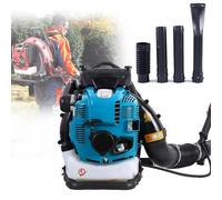 Soplador de hojas de mochila de gasolina inalámbrico, 1000 cc, tanque de combustible de 2.0 L, bajo ruido, turbo 10000 RPM para limpieza de patio residencial y eliminación de nieve comercial