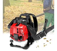 Soplador de hojas de mochila, motor de 4 tiempos de 2,2 kW, velocidad del viento de 90 m/s para limpieza de patio