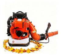 Soplador de hojas de mochila resistente con alto flujo de aire, tecnología de motor de 4 tiempos, potente para limpiar la nieve y trabajar en el jardín