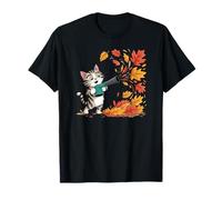 Soplador de Hojas Gato Divertido Camiseta