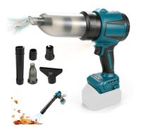 Soplador de hojas inalámbrico compatible con baterías Makita de 18 V, mini soplador de 38.000 rpm, motor sin escobillas, control de velocidad variable, soplador de mano ligero para computadoras