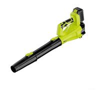 Soplador de hojas inalámbrico de 20 V MAX que ofrece un volumen de aire de 580 CFM: 6 velocidades ajustables, capacidad Turbo Boost, tecnología de motor sin escobillas