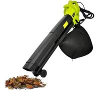 Soplador de Hojas inalámbrico de 3000 W y trituradora aspiradora - Herramienta de jardín de Mano 3 en 1 con Bolsa recolectora de 40 L, Limpiador de jardín liviano para escombros y Hojas