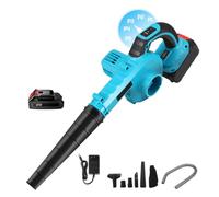 Soplador de hojas inalámbrico para batería Makita 18V, soplador de hojas 2 en 1 con batería 7500mAh x2, control de 5 velocidades, aspirador y soplador de jardín (7500mAh x1)