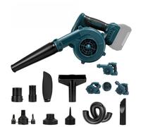 Soplador de hojas inalámbrico y aspiradora 2 en 1, compatible con el sistema profesional Bosch de 18 V Akku GBA/CORE/ProCORE/AMPShare 18 V, plegable con pantalla digital, 19,000 RPM, 0-30 m/s