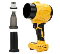 Soplador de hojas y aspiradora de mano 2 en 1 para baterías Dewalt de 20 V | Soplador de hojas eléctrico, 1200 g, presión de aire, sin escobillas, para eliminar hojas, polvo y nieve, para jardín o patio
