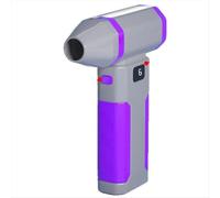 Soplador de mano con ventilador potente de 100 000 RPM y iluminación LED para exteriores, para acampar, eliminar el polvo y el motor sin escobillas.