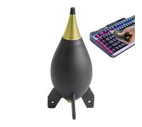 Soplador de objetivos,Compacta Ayuda de Limpieza de Goma con Forma de Cohete | Soplador tipo pera para cámara digital,Para interior, exterior, sensores, pantallas LCD, telescopios, filtros y teléfonos