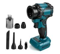 Soplador de polvo de aire inalámbrico compatible con Makita 18 V, 130000 RPM 360 W soplador de hojas de mano y secador de aire comprimido portátil sin escobillas