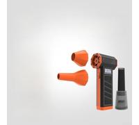 Soplador de polvo eléctrico recargable con motor sin escobillas y pantalla LED, diseñado para una rápida y eficiente eliminación de polvo de electrónica y automóviles (naranja)