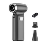 Soplador De Polvo Eléctrico Turboalimentado Chorros Recargables Plumeros Aire Con Pantalla LCD Para Teclados Herramienta Limpieza Automóviles Plumero Aire Inalámbrico Portátil