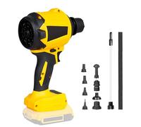 Soplador de polvo inalámbrico para Dewalt, soplador de mano, motor de alta velocidad, soplador de aire comprimido y aspiradora, 1000 W, 0-21000 rpm, 20 V, bomba de aire inalámbrica con 8 boquillas