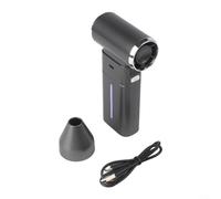 Soplador de polvo recargable con un motor de 130000 RPM para un rendimiento eficaz (negro)
