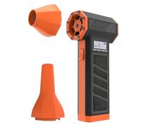 Soplador de polvo sin escobillas 300.000 RPM, chorro alta velocidad 60 m/s for limpieza en interiores y exteriores, ventilador turbo recargable tipo C for dispositivos electrónicos(Black)