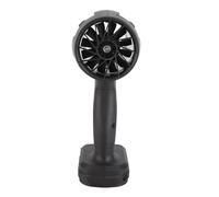 Soplador de secado a chorro, motor sin escobillas de conducto de 80 mm, 130000 RPM, viento fuerte, impermeable, mini ventilador Turbo para coche, exterior, hogar, Camping, (Negra)