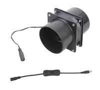 Soplador de ventilación de alta velocidad con accesorios para una eliminación eficaz de humos y olores en salas de soldadura, áreas de impresión 3D y baños con ventilador de motor de 3800 RPM con