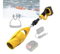 Soplador de viento eléctrico inalámbrico con batería de litio de 21 V, 290000 rpm, velocidad del viento 63 m/s, resistencia a la temperatura 200 °C, soplador de hojas plegable, potente soplado de