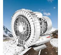 Soplador de vórtice de alta presión de 110 V/220 V 60 Hz monofásico 750 W 145 CFM para aireación de aguas residuales, estanque de peces, diseño de turbina regenerativa