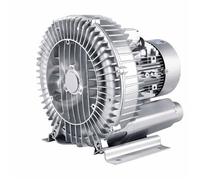 Soplador de vórtice regenerativo de alta presión, bomba de aire de anillo de vórtice monofásica de alta presión para aplicaciones industriales de vacío y presión, succión y soplado (550 W/0,