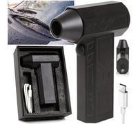 Soplador Eléctrico Portátil | Capacidad Batería 3000 mAh | Dimensiones 14x9x40 cm | Ajuste de Velocidad | Linterna Integrada