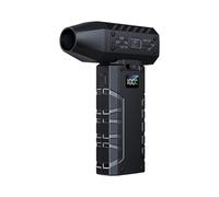 Soplador inalámbrico de mano con pantalla digital de 130000 RPM con soplador de peso ligero LED para uso en nieve al aire libre, aire eléctrico para limpieza