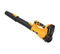 Soplador inalámbrico sin escobillas de bajo consumo de 650 pies cúbicos por minuto, velocidad de vientos, diseño de mano para limpieza al aire libre, soplador inalámbrico de grado profesional